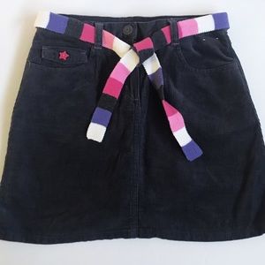 GYMBOREE SKIRT GRAY CORDUROY SIZE: 10